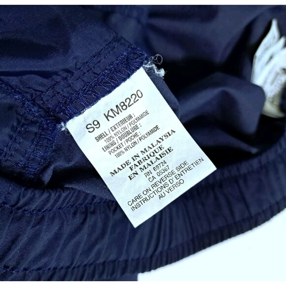 Vintage Columbia Rain Cargo Pants Men’s Large Blue Pullover Nylon Waterproof - Picture 6 of 12